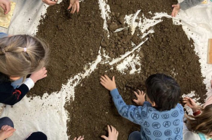 Les mains dans la terre